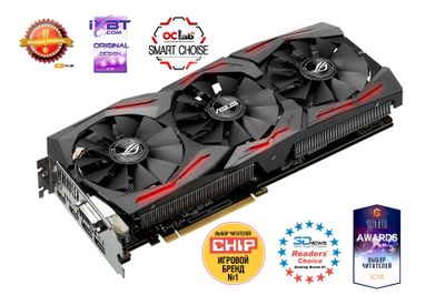 Asus Strix Radeon Rx 480 Oc Rog Strix Rx480 Характеристики ASUS
