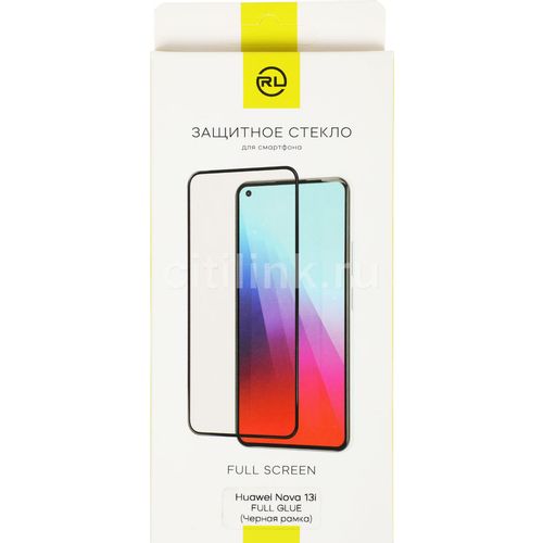 Защитное стекло для экрана Redline для Huawei nova 13i 2.5D, 1 шт, черный [ут000040872]