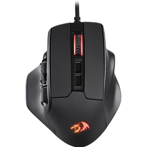 Мышь проводная Redragon Aatrox, игровая, оптическая, USB, 12400dpi, черный [71276]