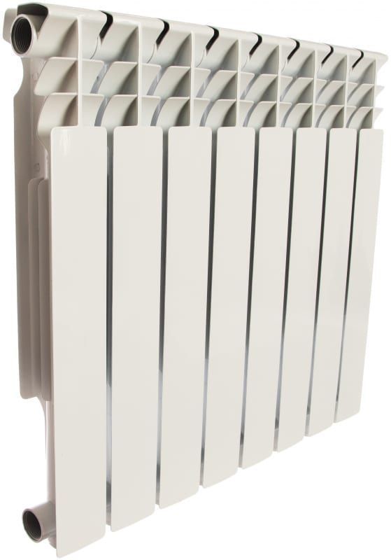 Обзор товара радиатор алюминиевый ROMMER Optima 500 500мм х 8 секций ...