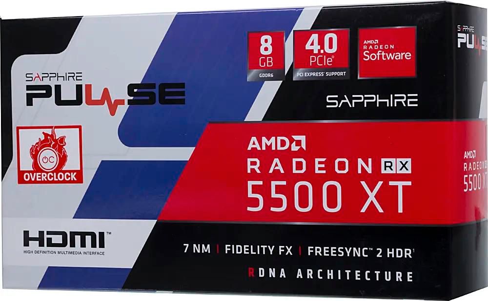 ◯*◯様 SAPPHIRE AMD RADEON RX5500XT 4G SAPPHIRE SAPPHIRE PULSE RADEON RX 5500 XT 4G GDDR6 HDMI