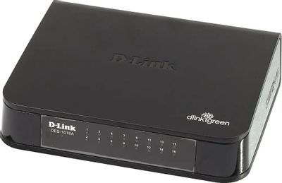 Коммутатор D-Link DES-1016A/E1B, неуправляемый(Б/У) – купить в Ситилинк ...