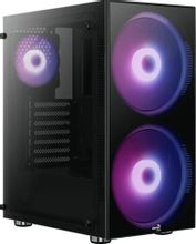 Изображение товара Корпус ATX Aerocool Python-G-BK-v1, Midi-Tower, без БП,  черный