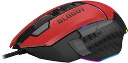 Мышь проводная A4TECH Bloody W95 Max Sports, USB, красный и черный