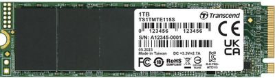 SSD накопитель Transcend 115S TS1TMTE115S 1ТБ, M.2 2280, PCIe 3.0 x4 ...