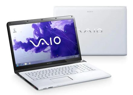Ноутбук Sony SVE1711G1RW.RU3 17.3", Intel Pentium B970 2.3ГГц, 2-ядерный, 4ГБ DDR3, 500ГБ,  Intel HD Graphics, Windows 7 Home Basic, белый