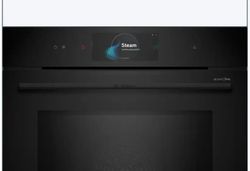 Духовой шкаф электрический Bosch Serie 8 HNG978NB1,  67л,  черный
