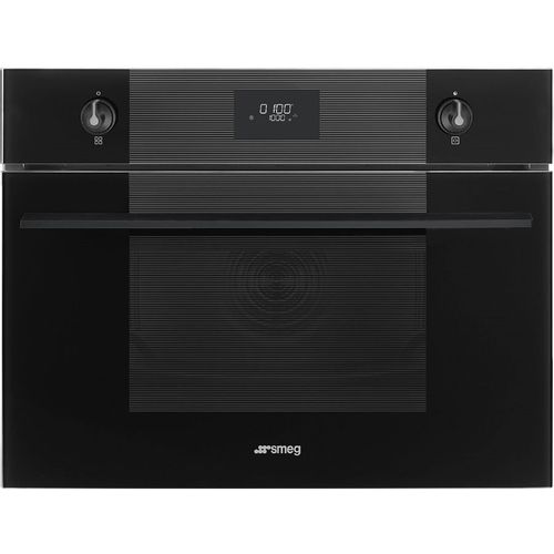 Встраиваемая микроволновая печь SMEG Linea SO4101M0B3, 40л, 800Вт, черный