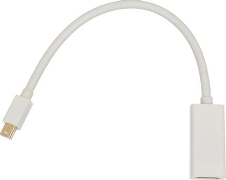 Переходник HDMI  miniDisplayPort (m) -  HDMI (f),  0.2м,  белый