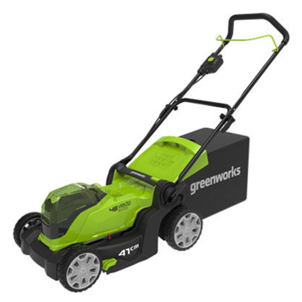 Газонокосилка аккумуляторная GREENWORKS G24X2LM41,  41см, несамоходная,  без АКБ, без ЗУ [2512607]