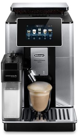 Кофемашина автоматическая DeLonghi Primadonna Soul ECAM610.74.MB, 19Бар, с автоматическим капучинатором, черный/серебристый