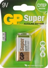 Изображение товара 9V Батарейка GP Super Alkaline 1604A 6LR61,  1 шт.