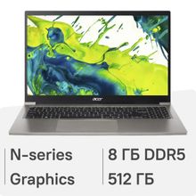 Изображение товара Ноутбук Acer Aspire Lite AL15-33P-C1XR 15.6 IPS Intel N150 8ГБ SSD без ОС