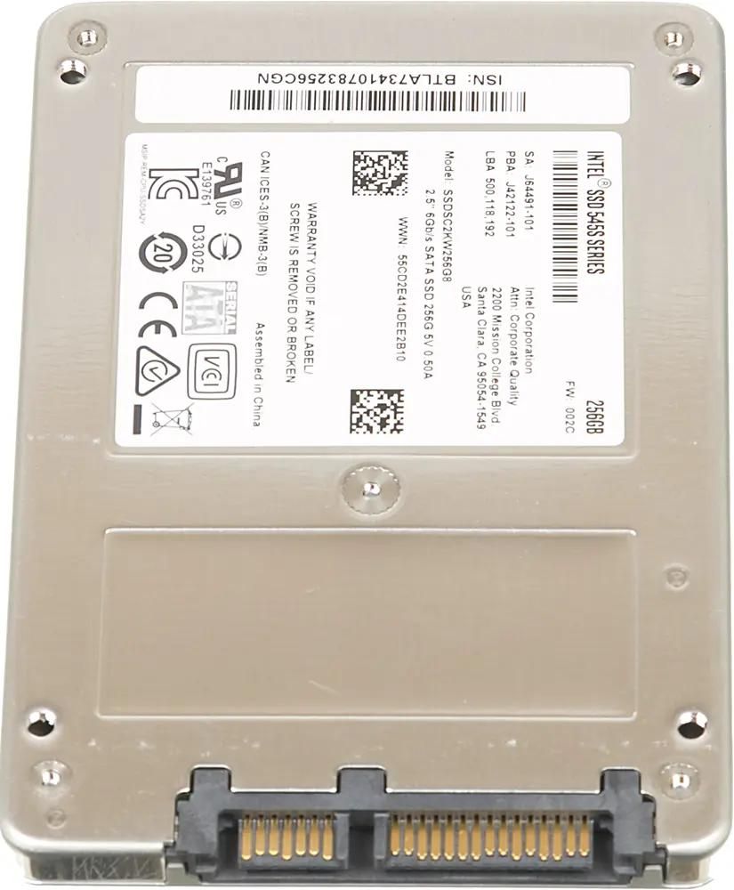 Intel 545s 256gb on sale