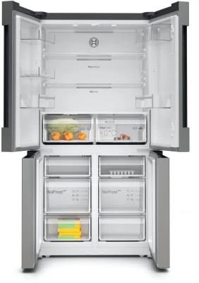 Холодильник трехкамерный Bosch KFN96VPEA инверторный нержавеющая сталь ...