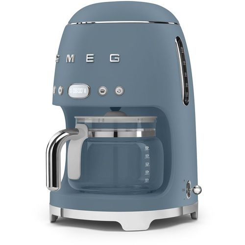 Кофеварка SMEG DCF02SBMEU, капельная, синий /серебристый