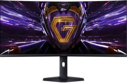 34" Монитор Xiaomi G34WQi 2026,  3440x1440,  VA,  180Гц,  2хHDMI,  2хDP,  изогнутый, черный [ela6562eu]