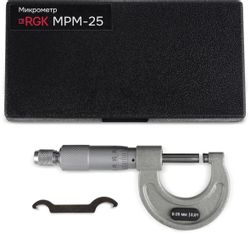 Микрометр RGK MРM-25, 25 мм