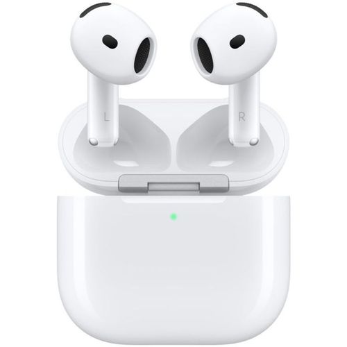 Наушники Apple AirPods 4 ANC A3055,A3056,A3059, Bluetooth, вкладыши, белый [mxp93za/a]