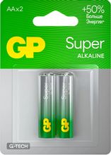 Изображение товара AA Батарейка GP Super Alkaline 15AA21-2CRSBC2,  2 шт.
