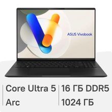 Изображение товара Ноутбук ASUS Vivobook S 16 OLED 16 дюймов 3K Core Ultra 5 225U 16GB 1TB SSD без ОС