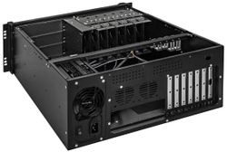 Корпус для сервера монтируемый в стойку EXEGATE Pro 4U480-06, 4U, 1000 Вт, черный