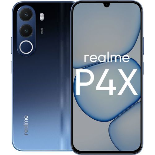 6.8" Смартфон REALME P4x 4/256Gb, RMX5366, NFC, IPS, 120Гц, 8000мAч, синий