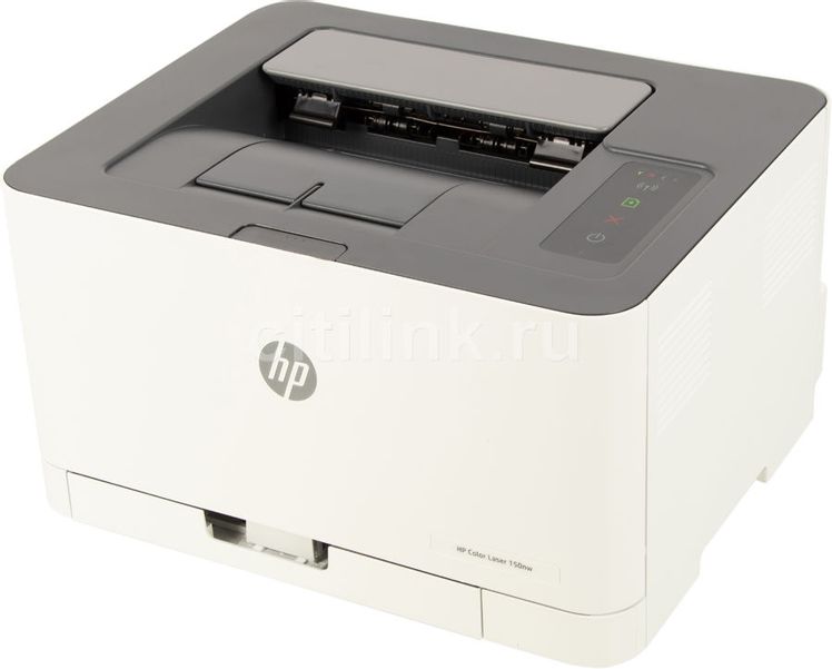 Принтер лазерный HP Color LaserJet 150nw цветная печать, A4, цвет белый [4zb95a]