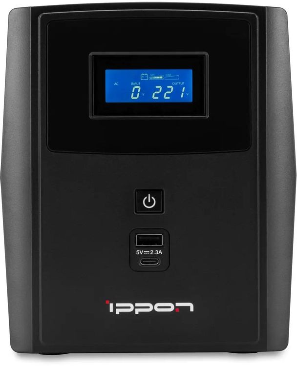 Источник бесперебойного питания Ippon Smart Power Pro II Euro 1600 / 1600 ВА / 960 Вт / 4 x CEE 7 (евророзетка), фото3