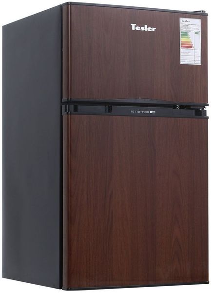 Холодильник двухкамерный TESLER RCT-100 коричневый