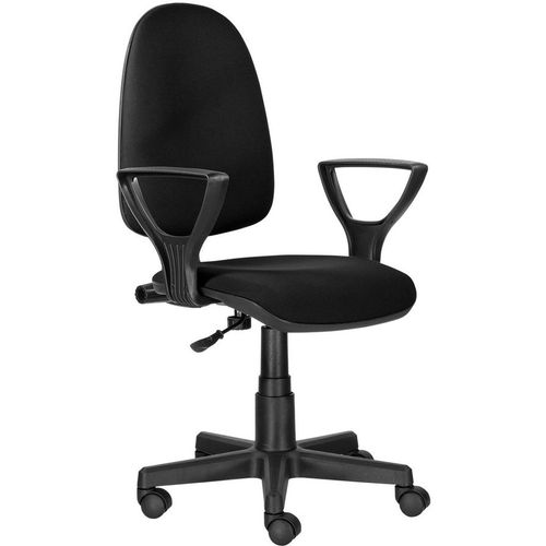 Кресло BRABIX Ergo MG-311, ткань, до 90кг, перманент-контакт, черный