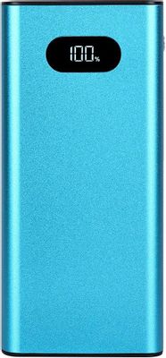 Внешний аккумулятор (Power Bank) TFN Blaze LCD PD,  20000мAч,  голубой [tfn-pb-270-lb]