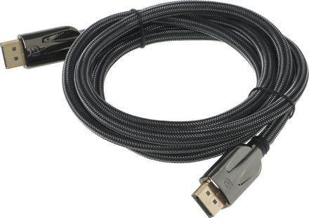 Кабель аудио-видео VENTION HCABH, DisplayPort (m) - DisplayPort (m), ver 1.4, 2м, GOLD, черный