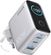 Изображение товара Сетевое зарядное устройство ANKER 2C1A LCD,  USB-A,  2xUSB-C, 100Вт, 5A, серебристый [b121bg41]