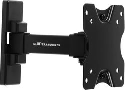 Кронштейн для телевизора ULTRAMOUNTS UM860, 13-27", настенный, поворот и наклон, черный