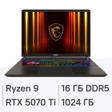 Изображение товара Игровой ноутбук MSI Vector A16 HX A8WHG-033XRU 16" IPS AMD Ryzen RTX 5070 Ti