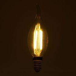 Упаковка ламп LED FERON E14, свеча на ветру, 6Вт, 10 шт.