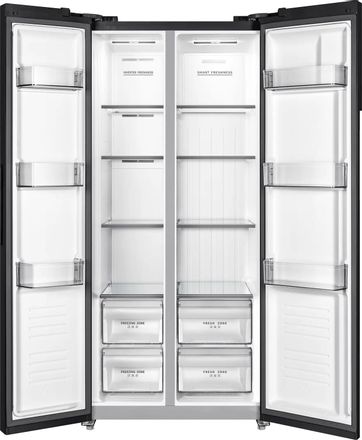 Холодильник двухкамерный KUPPERSBERG High-Tech RFSN 1890 DX Total No Frost, Side by Side, инверторный, черный
