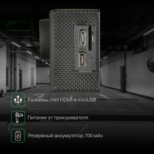 Видеорегистратор Digma FreeDrive Action 4K WiFi,  черный