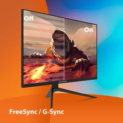 27" Монитор SunWind SUN-M27BG130, 2560x1440, IPS, 180Гц, 2хHDMI, 2хDP ...