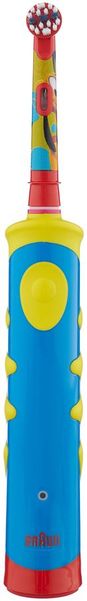 Электрическая зубная щетка Oral-B Mickey Kids насадки для щётки: 1шт, цвет:желтый и голубой [80252731/80206610]