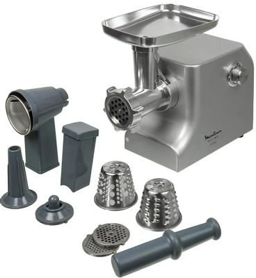Мясорубка Moulinex ME858D32, серебристый – купить в Ситилинк | 1034530