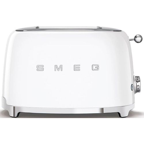 Тостер SMEG TSF01WHEU, белый/серебристый