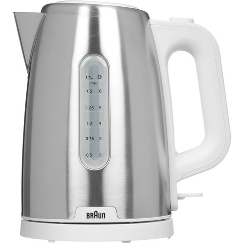 Чайник электрический Braun WK1500WH, 1.7л, металл/пластик