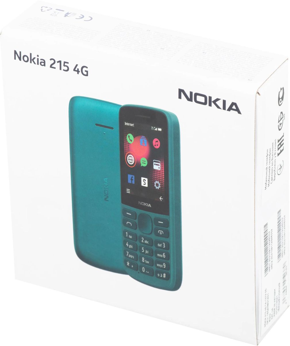 Сотовый телефон Nokia 215 4g черный – купить в Ситилинк | 1444982