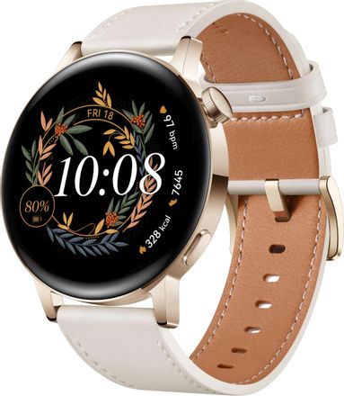 Смарт-часы Huawei Watch GT 3 Milo-B19V, 42мм, 1.32", белый