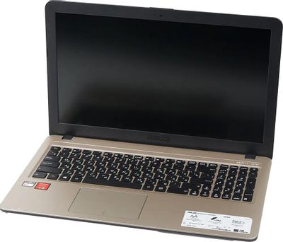 Ноутбук ASUS VivoBook X540YA-DM801D 90NB0CN1-M12550, 15.6", AMD E2 6110 1.5ГГц, 4-ядерный, 4ГБ DDR3L, 1000ГБ,  AMD Radeon  R2, Free DOS, черный