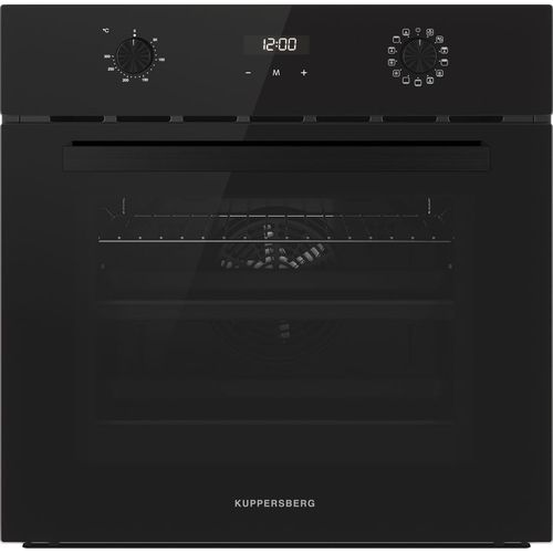 Духовой шкаф электрический KUPPERSBERG High-Tech HF 678 B, 70л, дверца с 3 стеклами, черный
