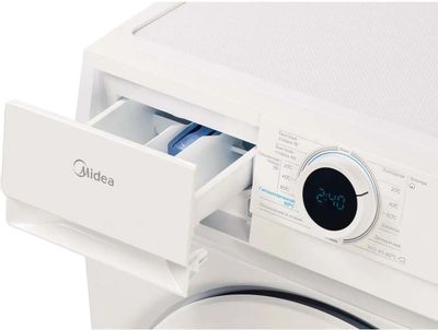 Характеристики Стиральная машина узкая Midea MF100W60/W, с фронтальной ...