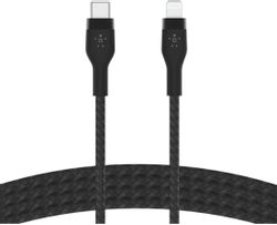 Изображение товара Кабель Belkin CAA011bt1MBK, Lightning (m) - USB Type-C (m), 1м, MFI, черный Изображение товара Кабель Belkin CAA011bt1MBK, Lightning (m) - USB Type-C (m), 1м, MFI, черный